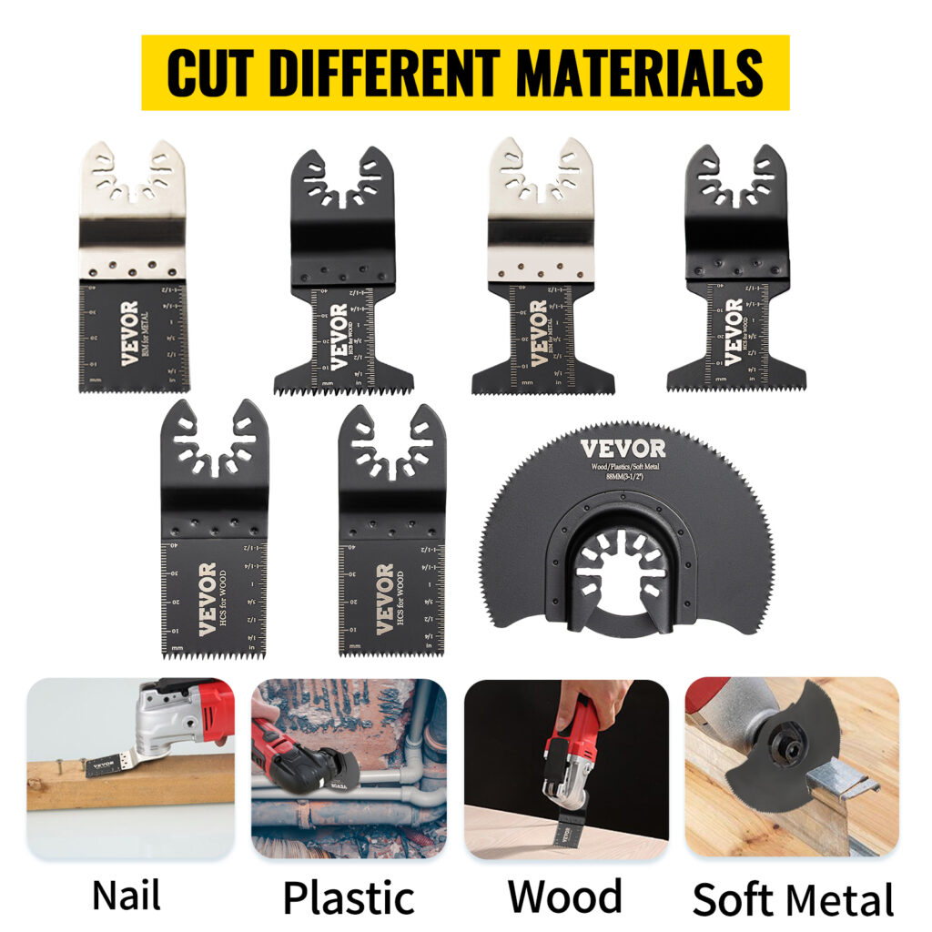 What are the diverse types and uses of Multi-Tool Blades